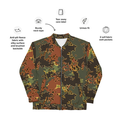 Modern Warfare Fractal Flecktarn Autumn CAMO Unisex Bomber Jacket
