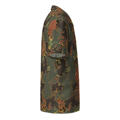 Modern Warfare Fractal Flecktarn Autumn CAMO Unisex button shirt Button Shirts