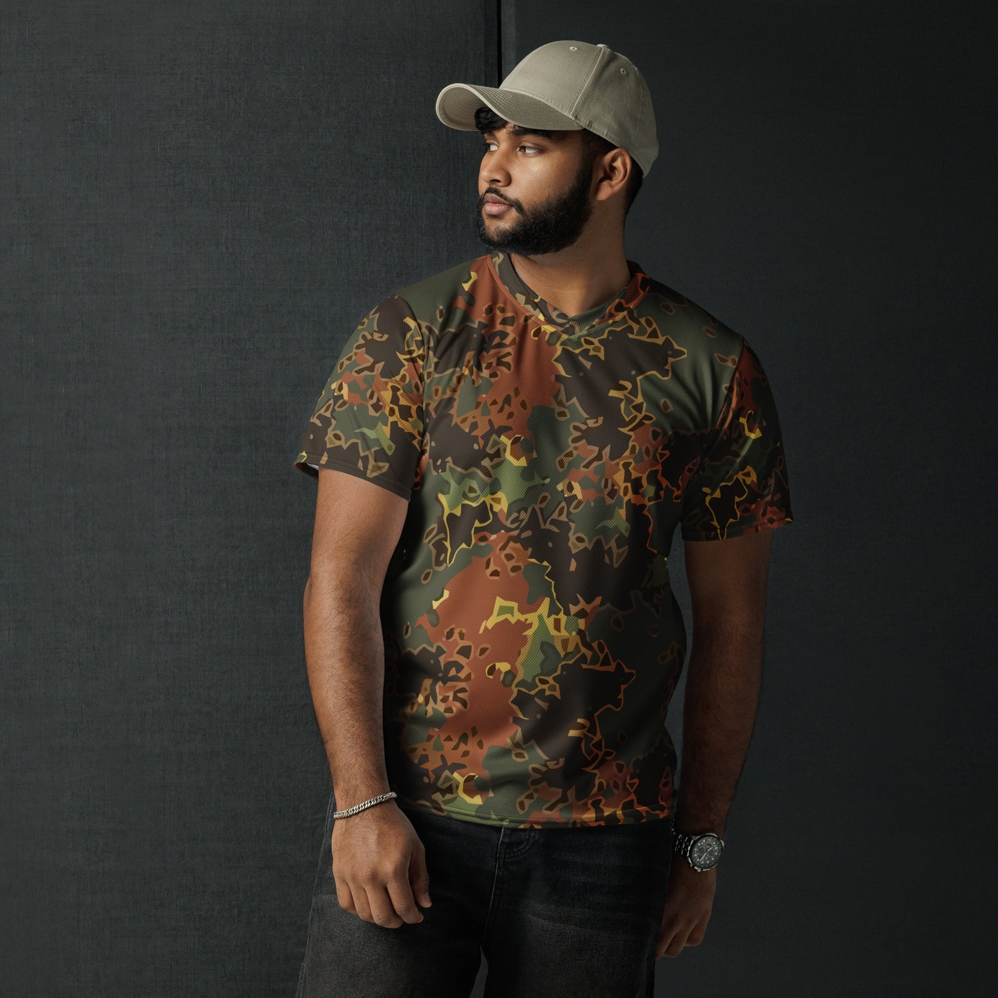 Modern Warfare Fractal Flecktarn Autumn CAMO Unisex Sports Jersey