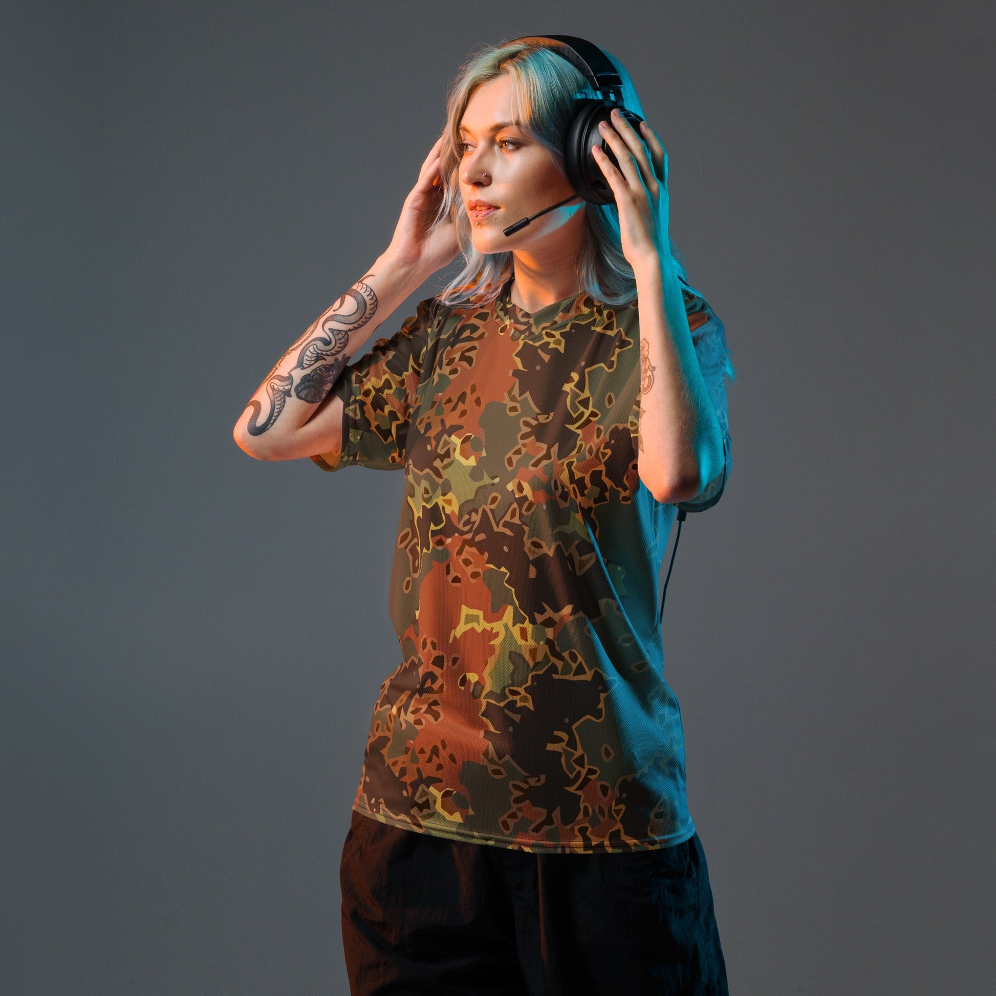 Modern Warfare Fractal Flecktarn Autumn CAMO Unisex Sports Jersey