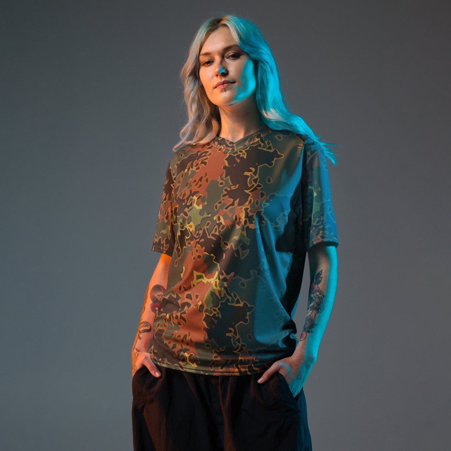 Modern Warfare Fractal Flecktarn Autumn CAMO Unisex Sports Jersey