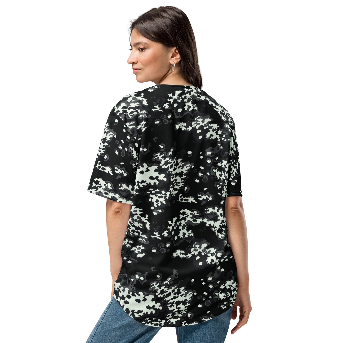 Modern Warfare Partizan Ghost Night CAMO baseball jersey - Baseball Jerseys