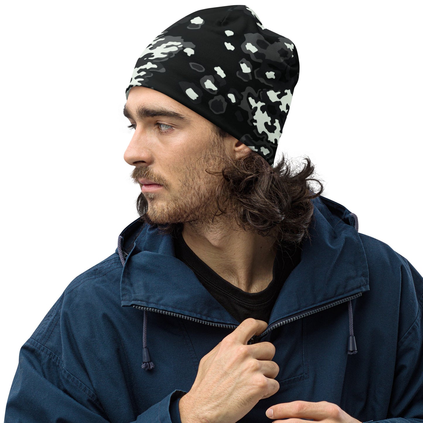 Modern Warfare Partizan Ghost Night CAMO Beanie - S - Beanies