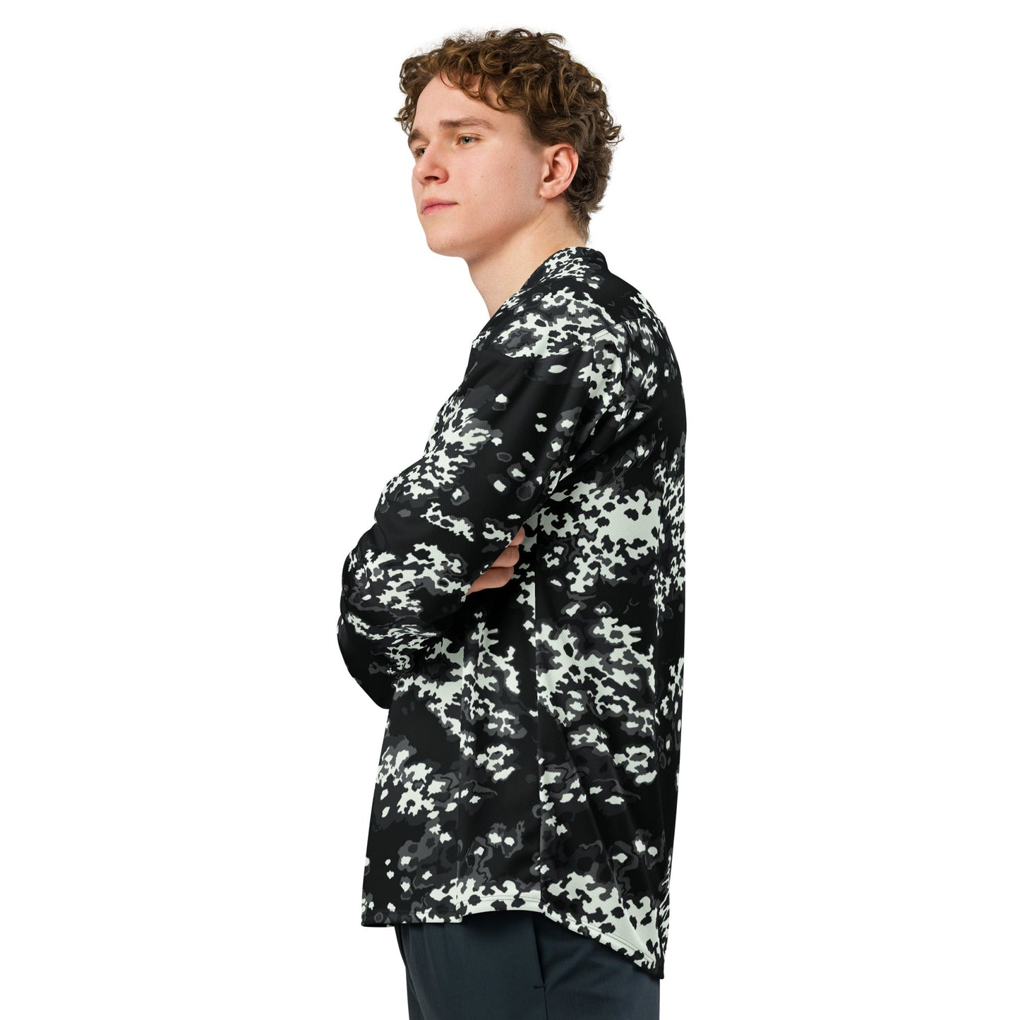 Modern Warfare Partizan Ghost Night CAMO hockey fan jersey - 2XS - Hockey Jerseys