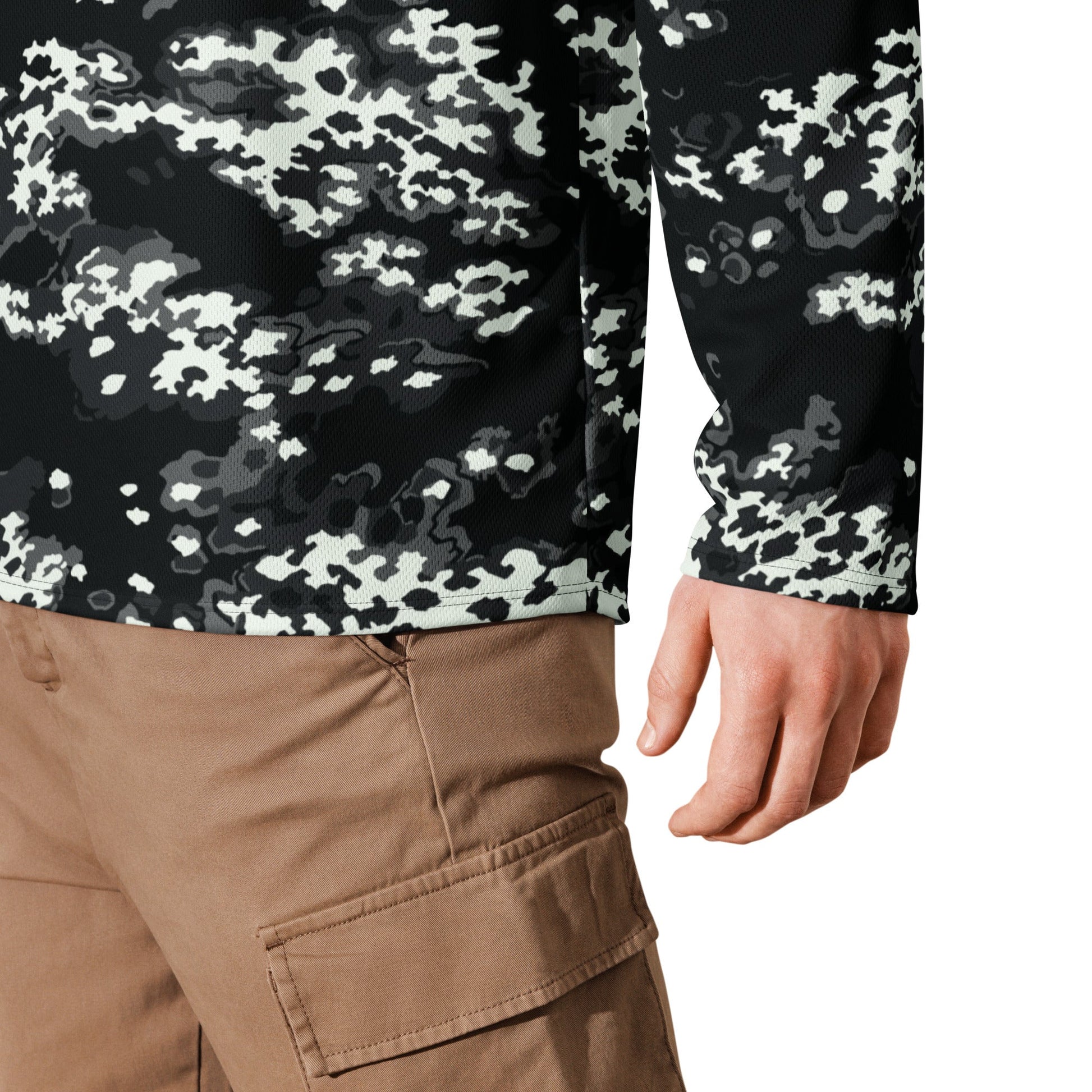 Modern Warfare Partizan Ghost Night CAMO hockey fan jersey - Hockey Jerseys