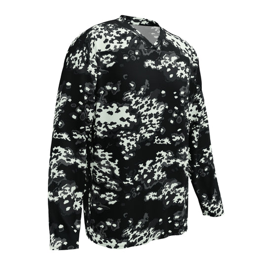 Modern Warfare Partizan Ghost Night CAMO hockey fan jersey - Hockey Jerseys