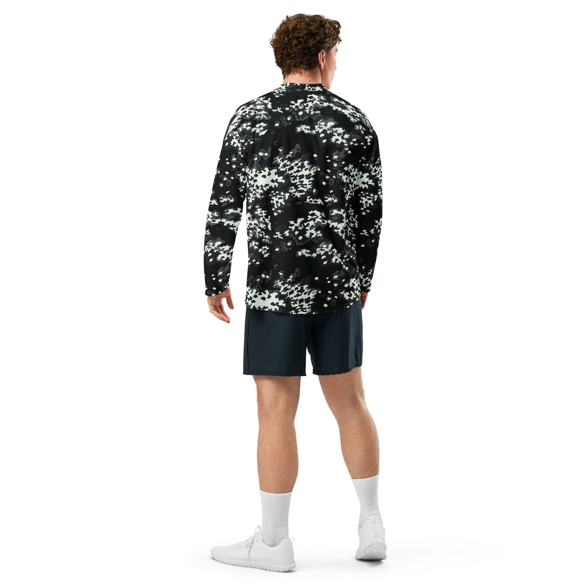 Modern Warfare Partizan Ghost Night CAMO hockey fan jersey - Hockey Jerseys