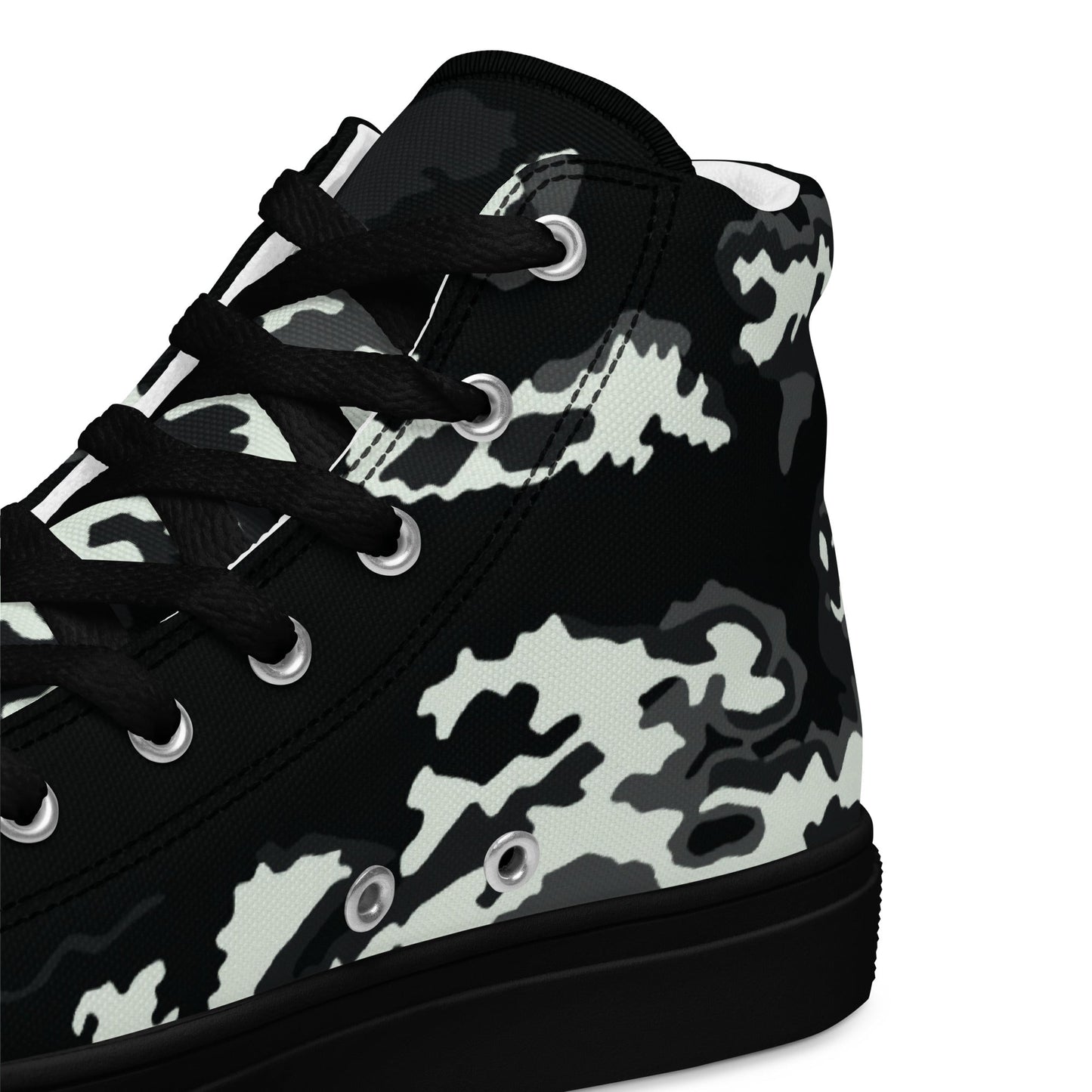 Modern Warfare Partizan Ghost Night CAMO Mens high top canvas shoes - High Top Canvas Shoes