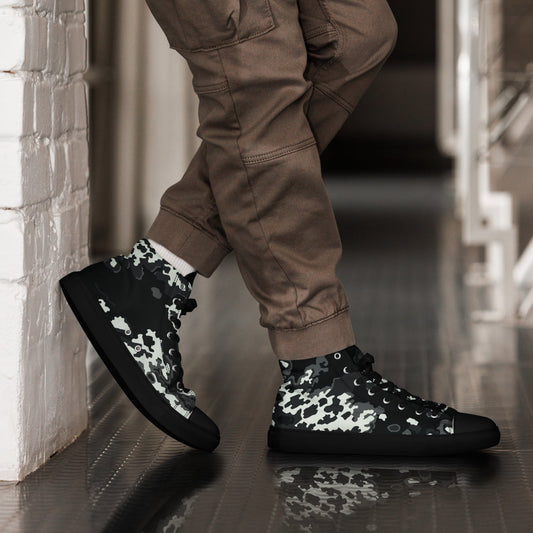 Modern Warfare Partizan Ghost Night CAMO Mens high top canvas shoes - 5 - High Top Canvas Shoes