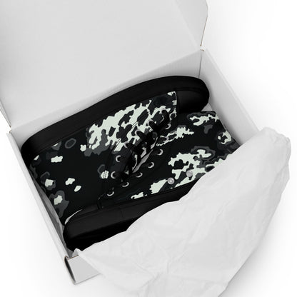 Modern Warfare Partizan Ghost Night CAMO Mens high top canvas shoes - High Top Canvas Shoes