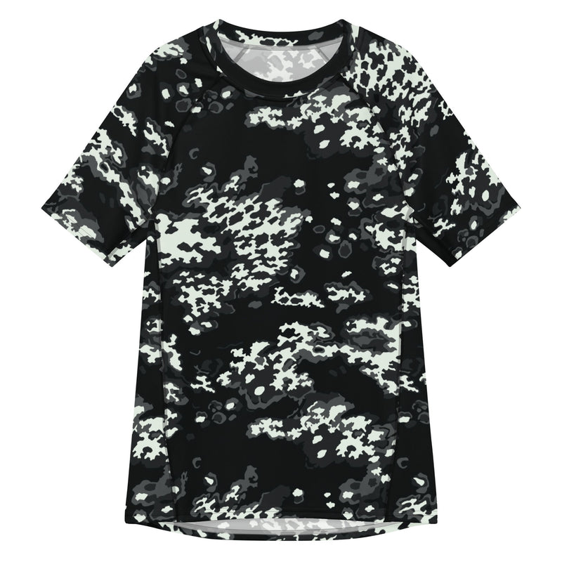 Partizan Ghost Night CAMO Mens Short-Sleeve Rash Guard - 2XS - SS