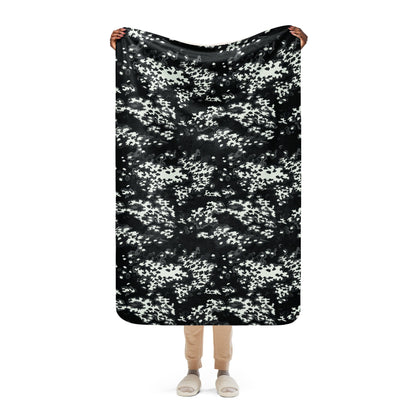 Modern Warfare Partizan Ghost Night CAMO Sherpa blanket - 37″×57″ - Blanket