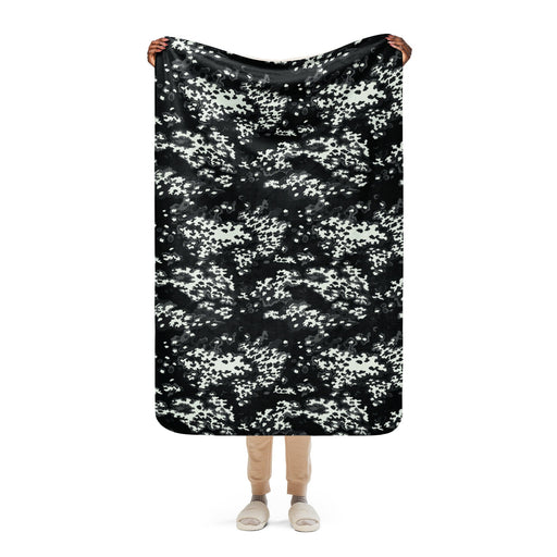 Partizan Ghost Night CAMO Sherpa Blanket - 37″×57″