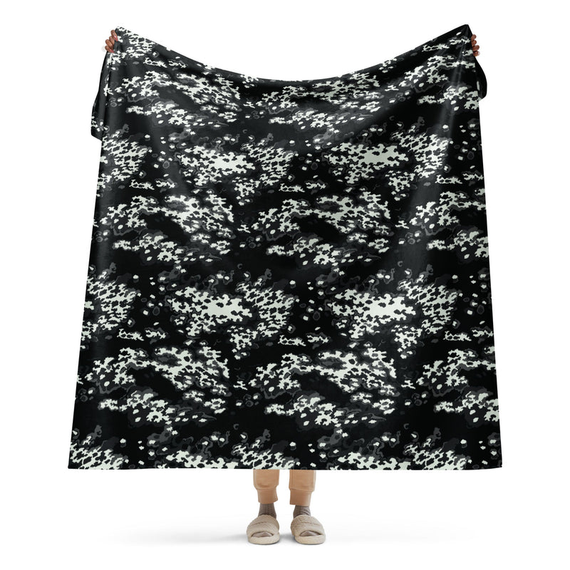 Partizan Ghost Night CAMO Sherpa Blanket - 60″×80″
