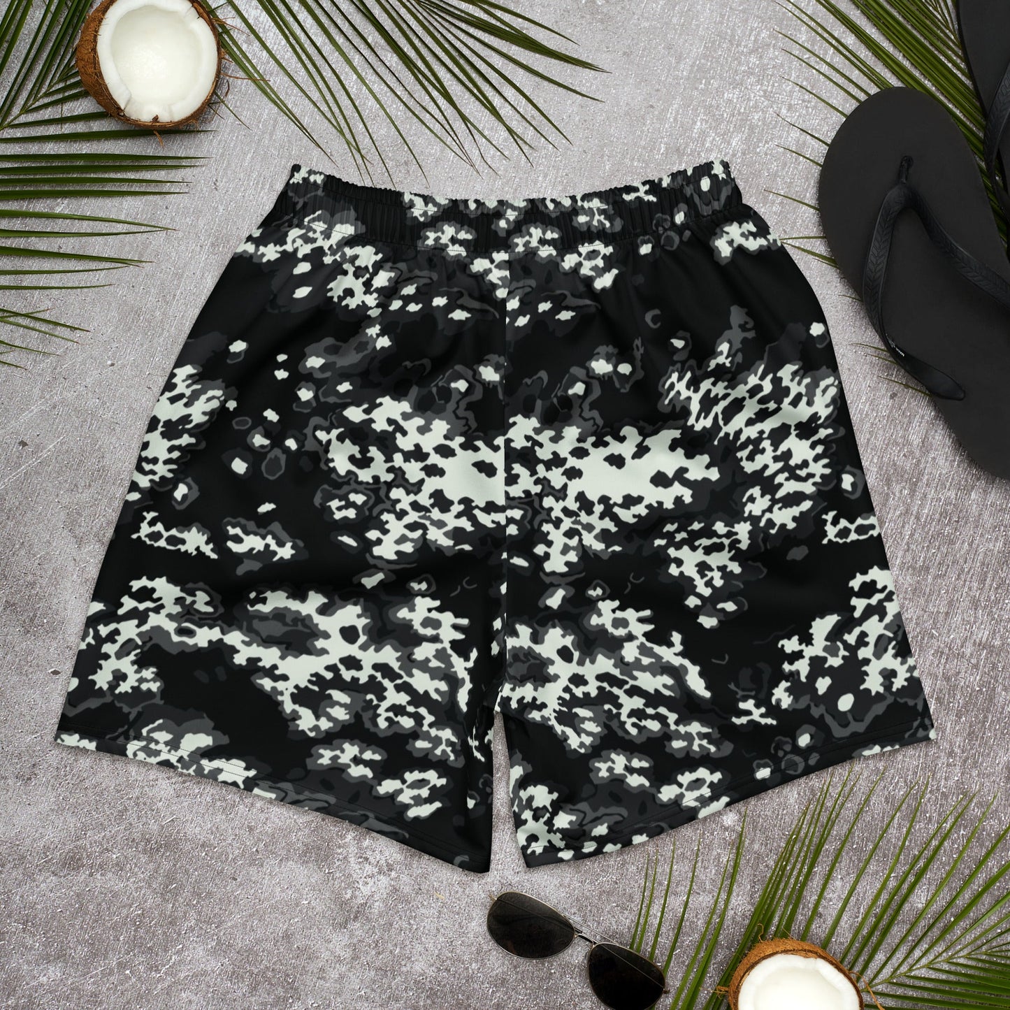 Modern Warfare Partizan Ghost Night CAMO Unisex Athletic Long Shorts