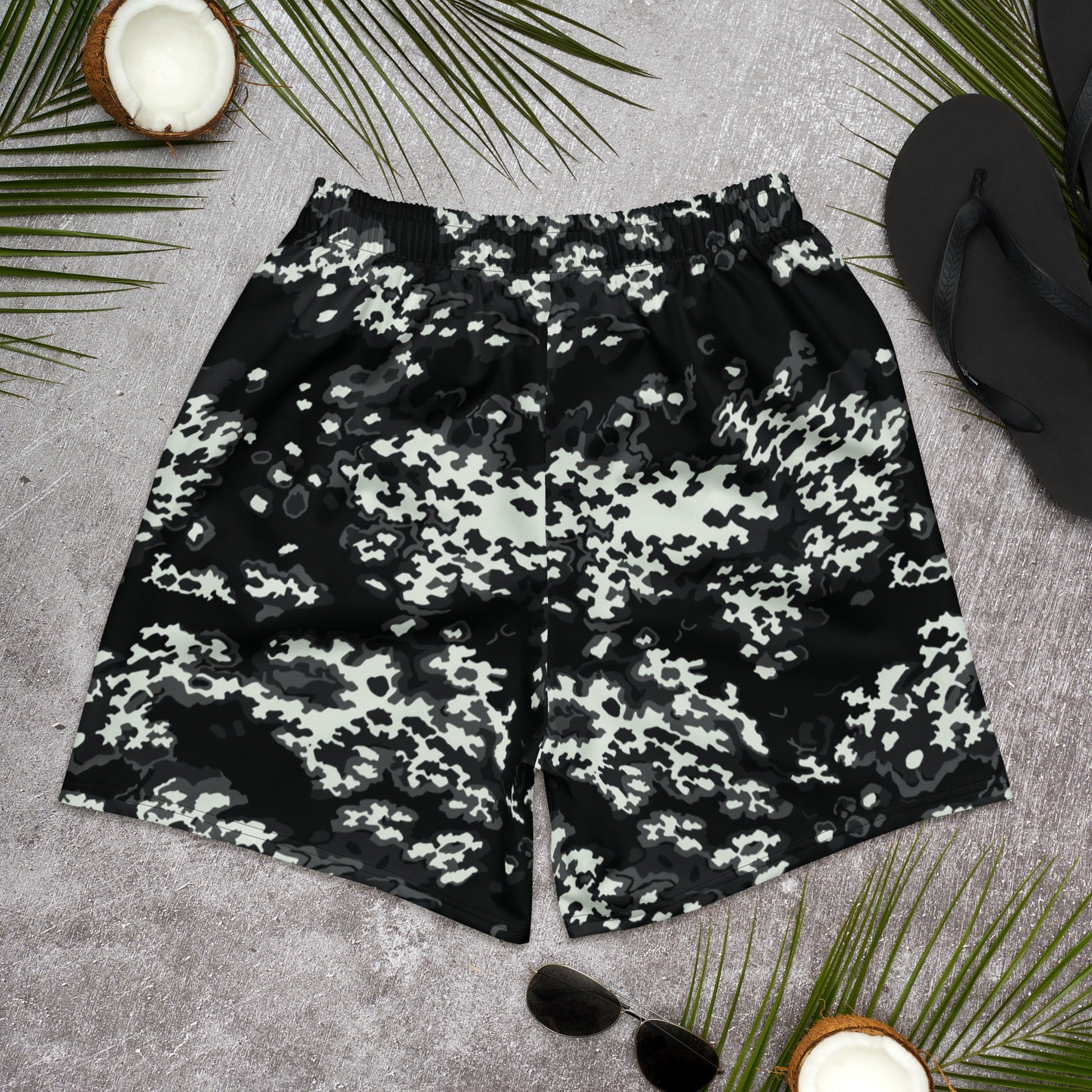 Modern Warfare Partizan Ghost Night CAMO Unisex Athletic Long Shorts