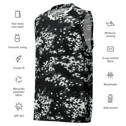 Modern Warfare Partizan Ghost Night CAMO unisex basketball jersey - Basketball Jerseys