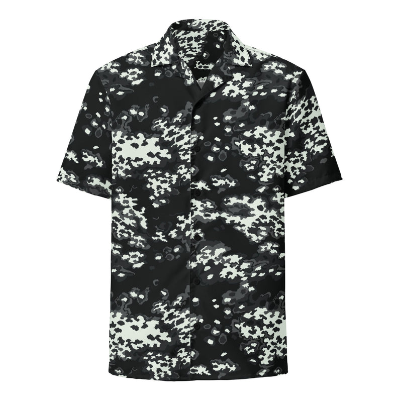 Partizan Ghost Night CAMO Unisex Short-Sleeve Button Shirt - Button-Up