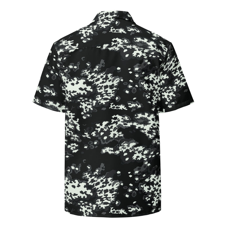 Partizan Ghost Night CAMO Unisex Short-Sleeve Button Shirt - Button-Up