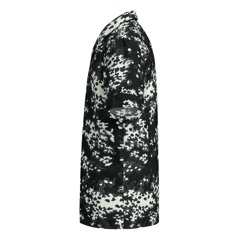 Partizan Ghost Night CAMO Unisex Short-Sleeve Button Shirt - Button-Up
