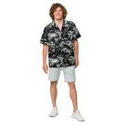 Partizan Ghost Night CAMO Unisex Short-Sleeve Button Shirt - Button-Up