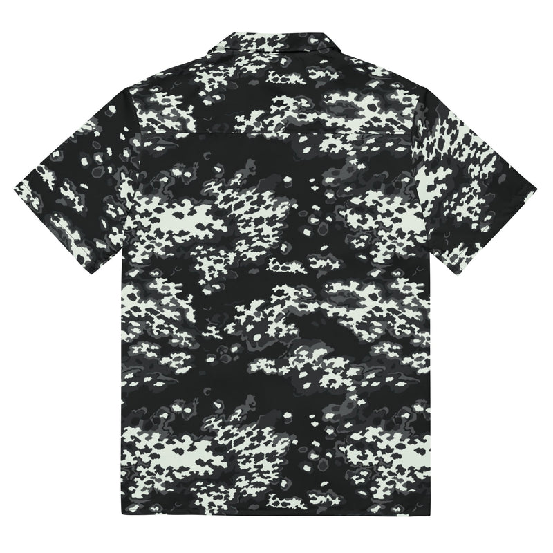 Partizan Ghost Night CAMO Unisex Short-Sleeve Button Shirt - Button-Up