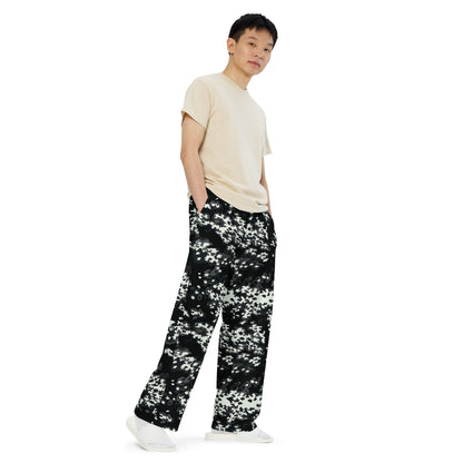 Modern Warfare Partizan Ghost Night CAMO unisex wide-leg pants - Wide-leg Pants