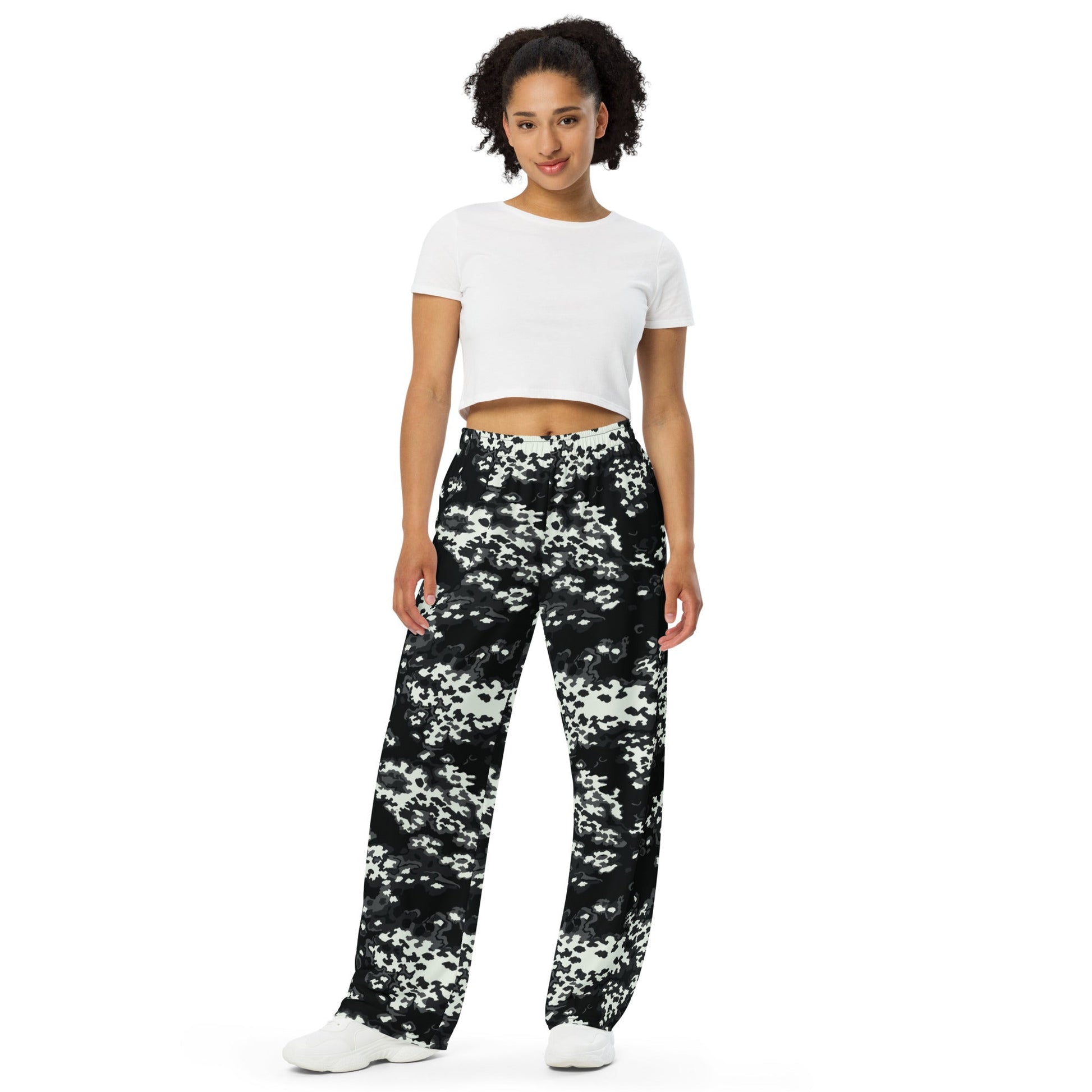 Modern Warfare Partizan Ghost Night CAMO unisex wide-leg pants - Wide-leg Pants