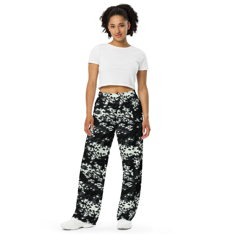 Partizan Ghost Night CAMO Unisex Wide-Leg Leisure Pants