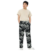 Partizan Ghost Night CAMO Unisex Wide-Leg Leisure Pants