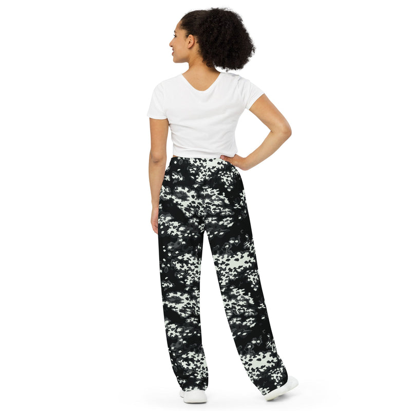 Partizan Ghost Night CAMO Unisex Wide-Leg Leisure Pants