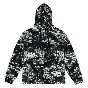 Partizan Ghost Night CAMO Unisex zip hoodi - 2XS