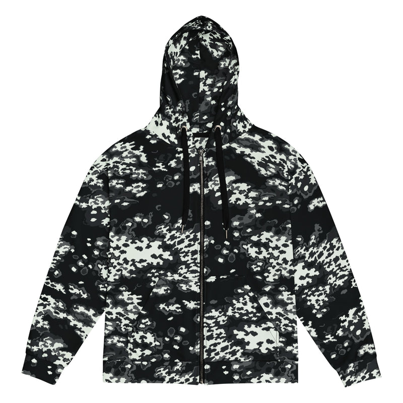 Partizan Ghost Night CAMO Unisex zip hoodi - 2XS