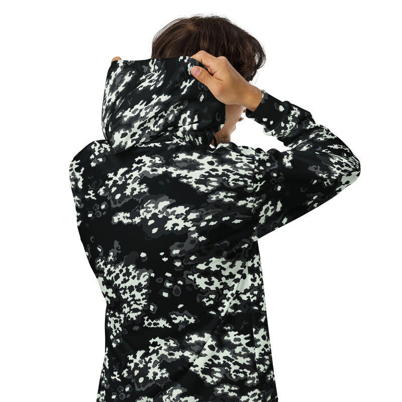 Partizan Ghost Night CAMO Unisex zip hoodi