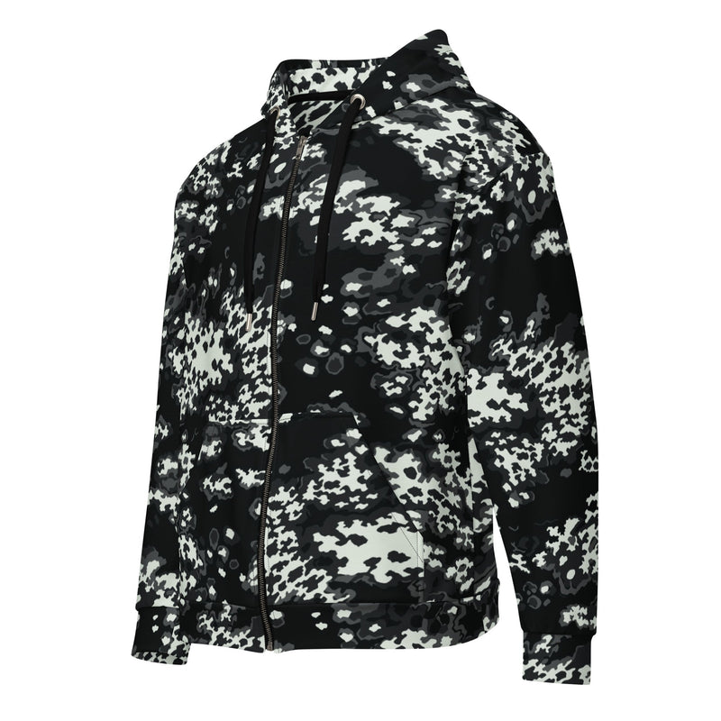 Partizan Ghost Night CAMO Unisex zip hoodi