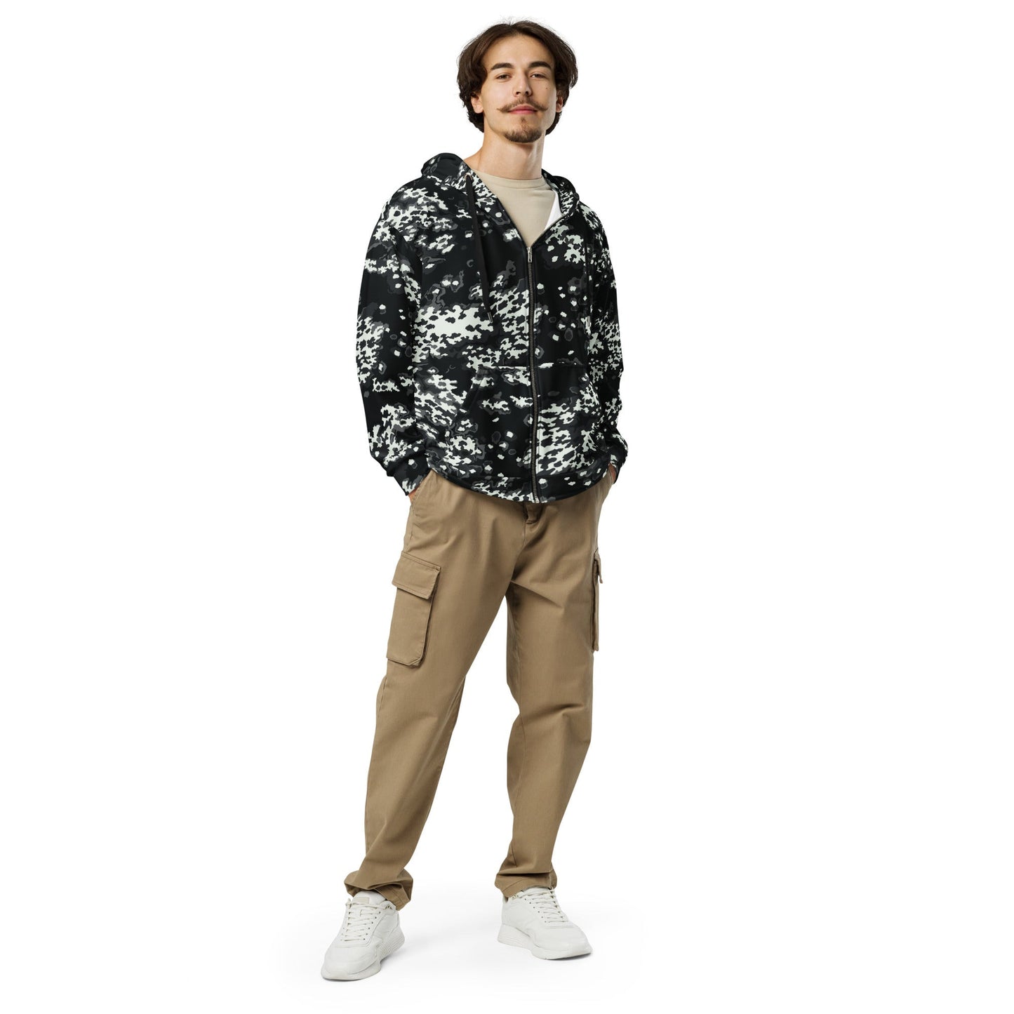 Modern Warfare Partizan Ghost Night CAMO Unisex zip hoodi - Zip Hoodies