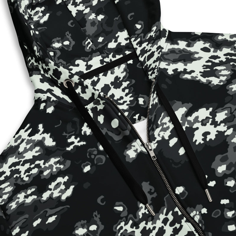 Partizan Ghost Night CAMO Unisex zip hoodi
