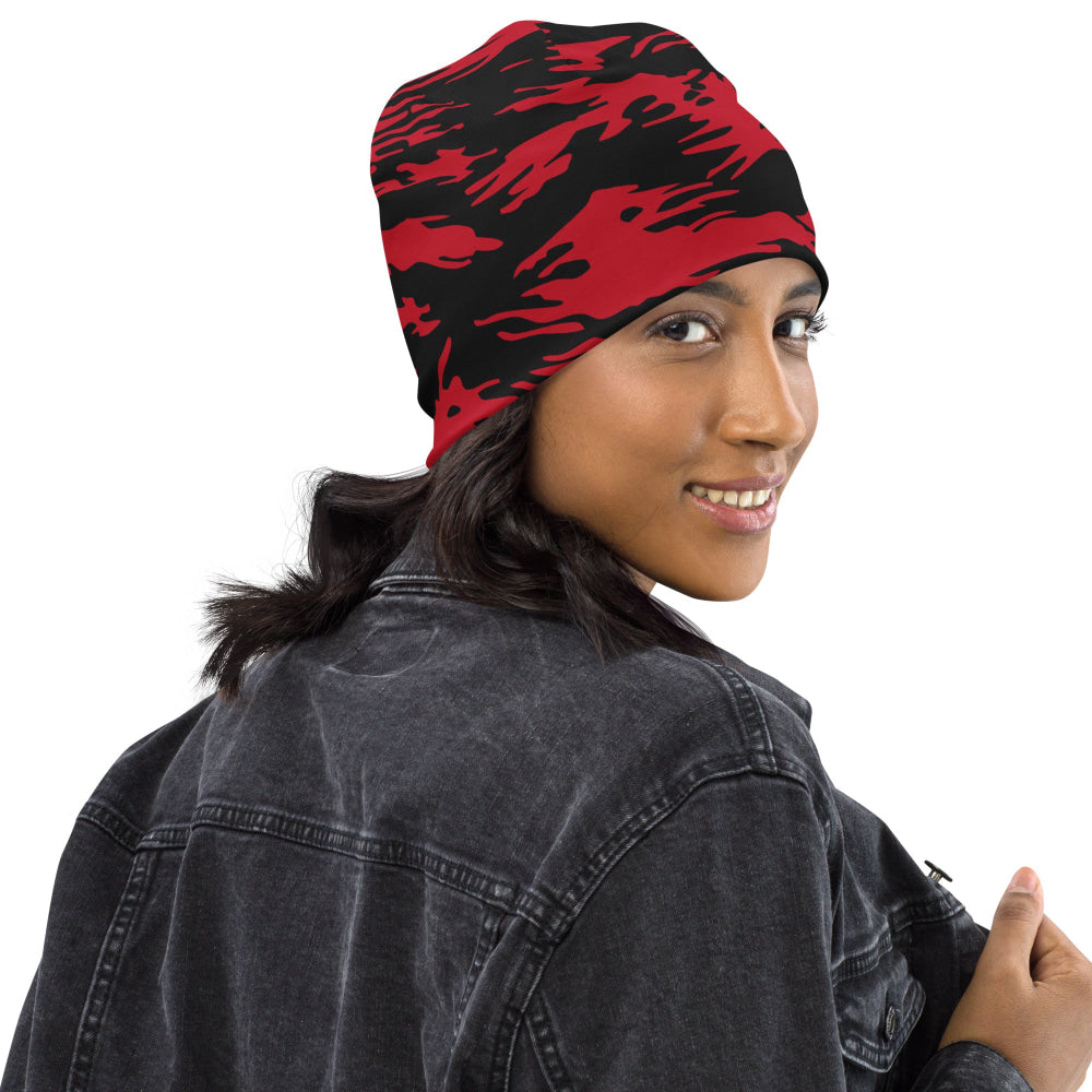 Modern Warfare Red Tiger Stripe CAMO Beanie