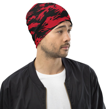 Modern Warfare Red Tiger Stripe CAMO Beanie