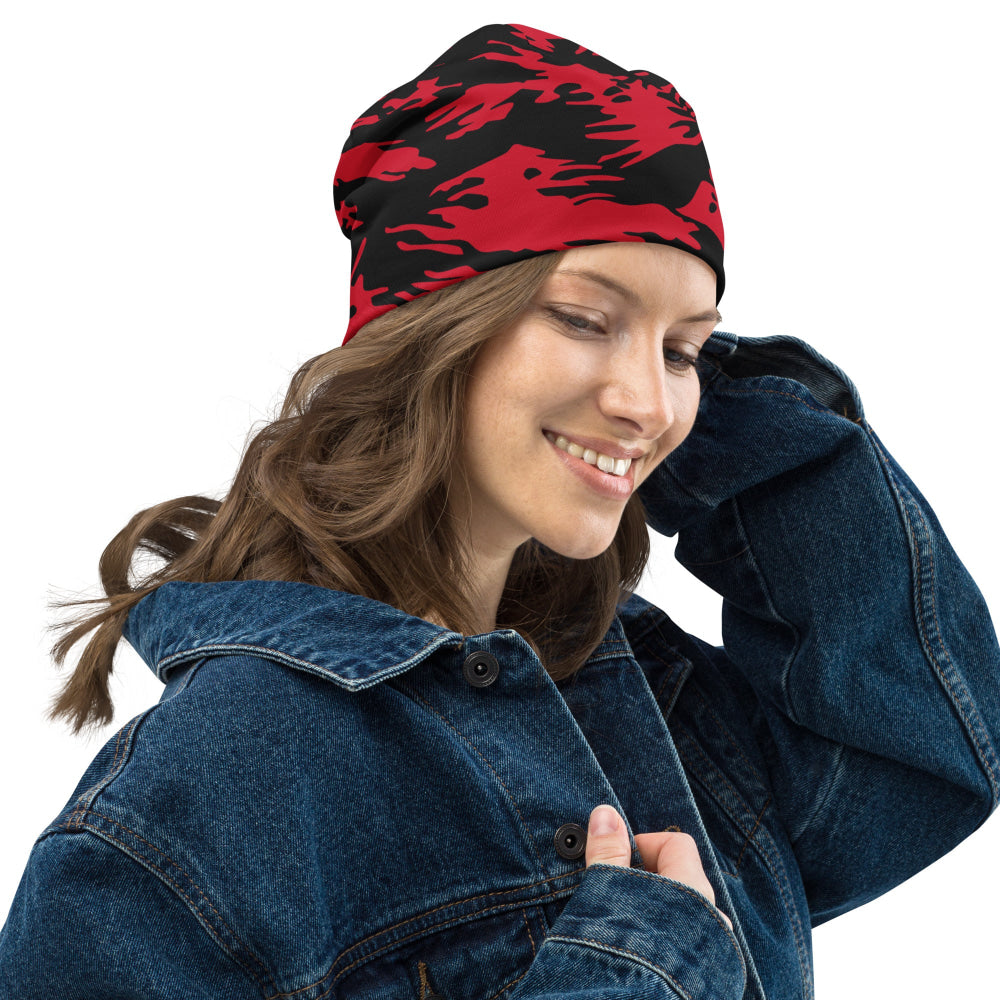 Modern Warfare Red Tiger Stripe CAMO Beanie