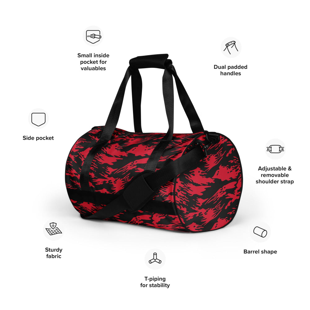 Modern Warfare Red Tiger Stripe CAMO gym bag - Gym Bag