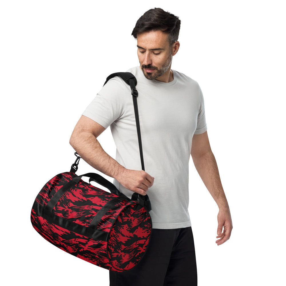 Modern Warfare Red Tiger Stripe CAMO gym bag - Gym Bag