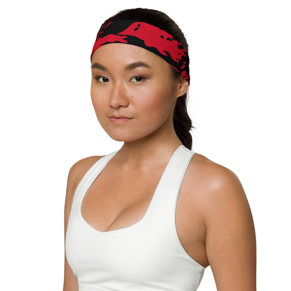 Modern Warfare Red Tiger Stripe CAMO Headband