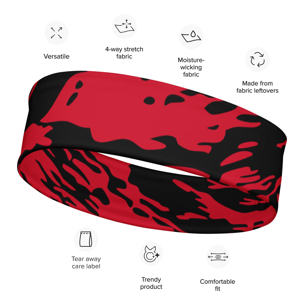 Modern Warfare Red Tiger Stripe CAMO Headband - M