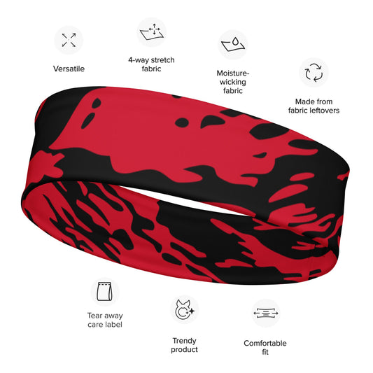 Modern Warfare Red Tiger Stripe CAMO Headband - M