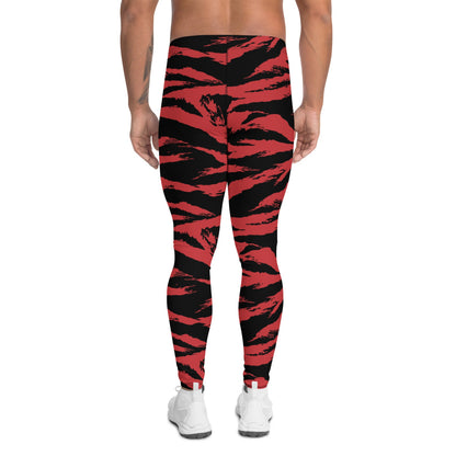 Modern Warfare Red Tiger Stripe CAMO Men’s Leggings - Mens