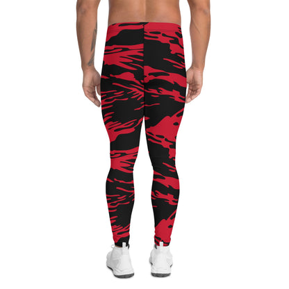 Modern Warfare Red Tiger Stripe CAMO Men’s Leggings - Mens