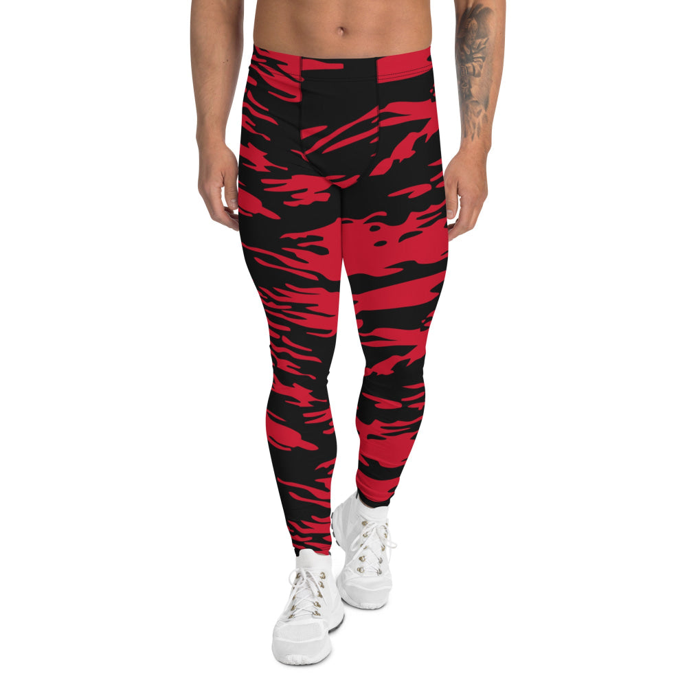 Modern Warfare Red Tiger Stripe CAMO Men’s Leggings - XS - Mens