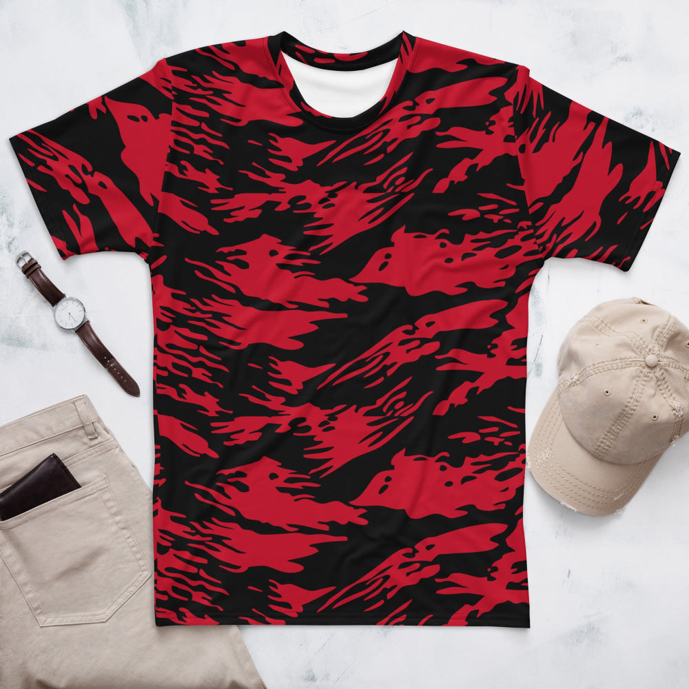 Modern Warfare Red Tiger Stripe CAMO Men’s t-shirt - XS - Mens T-Shirt