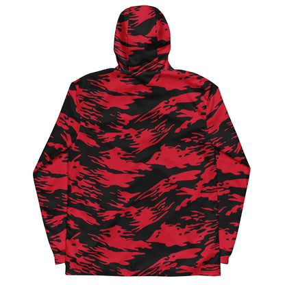 Modern Warfare Red Tiger Stripe CAMO Men’s windbreaker - Mens Windbreaker